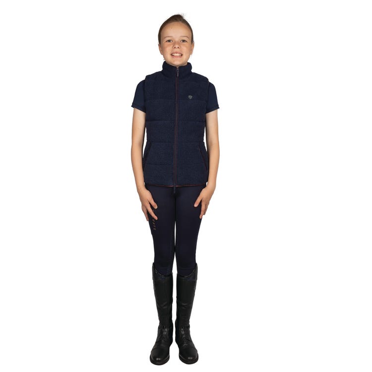 Hy Equestrian Elevate Mizs Heritage Teddy Fleece Gilet image 5